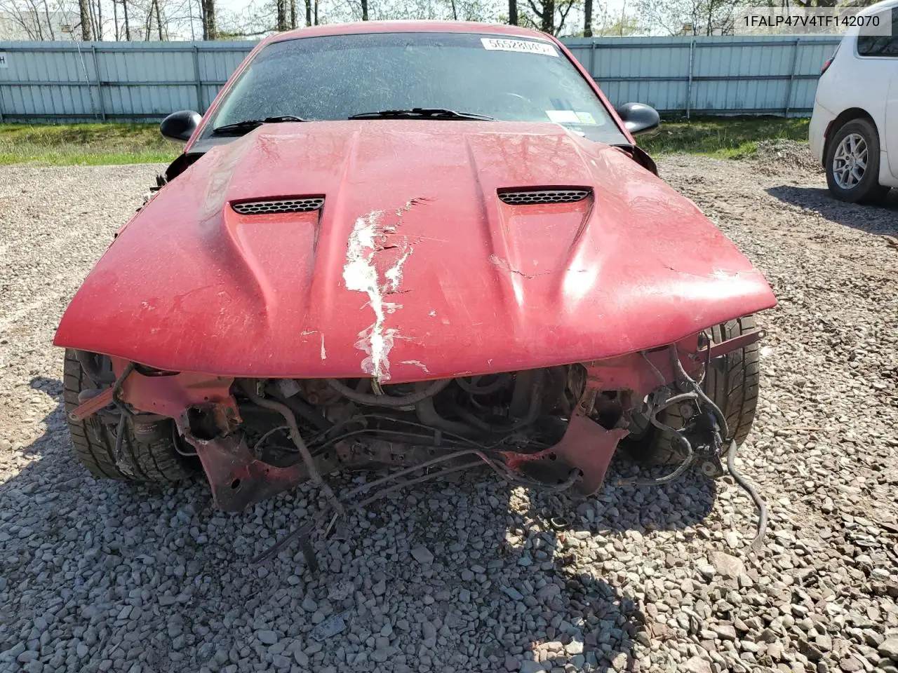 1996 Ford Mustang Cobra VIN: 1FALP47V4TF142070 Lot: 56528045