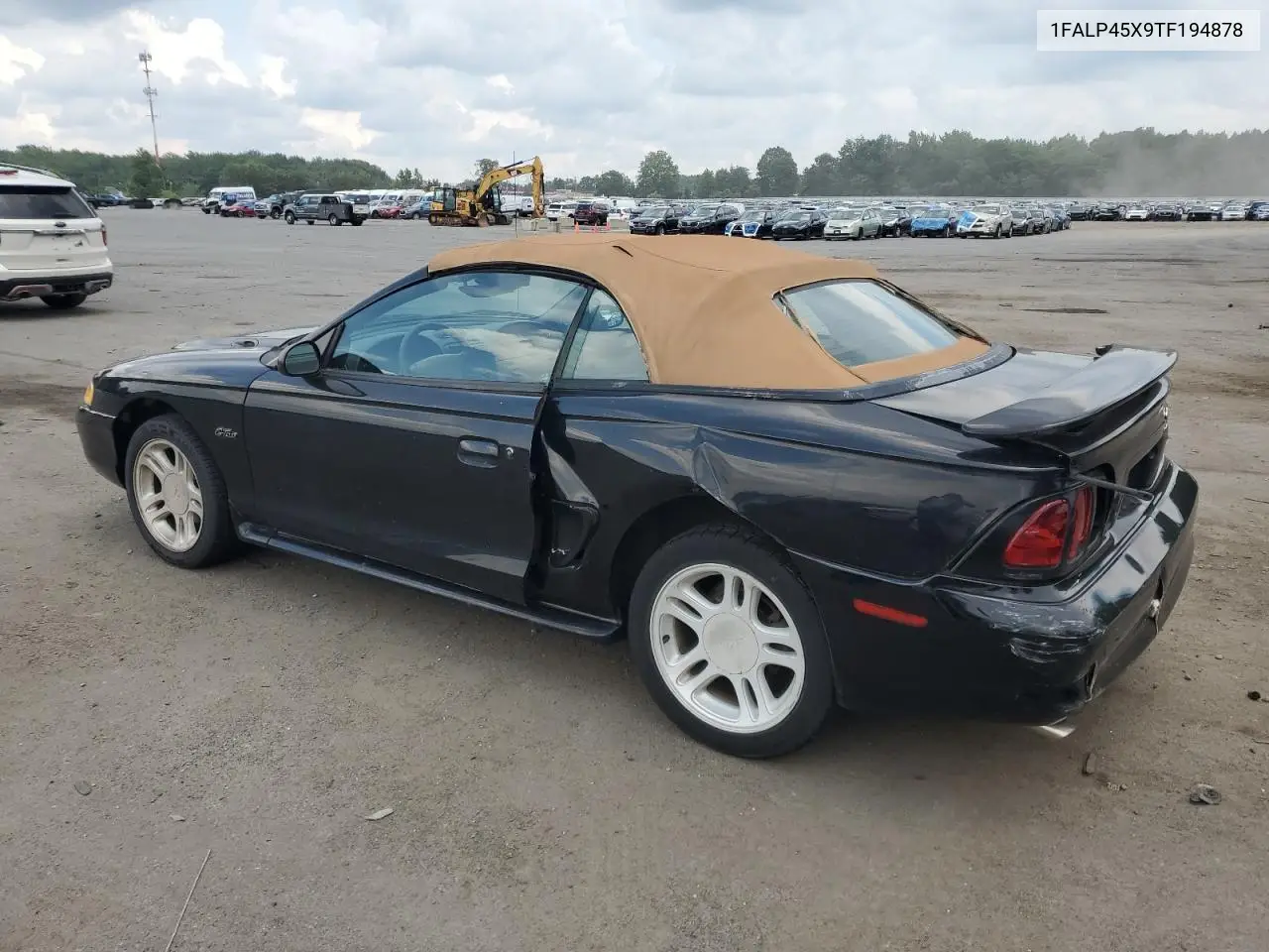 1996 Ford Mustang Gt VIN: 1FALP45X9TF194878 Lot: 62118215