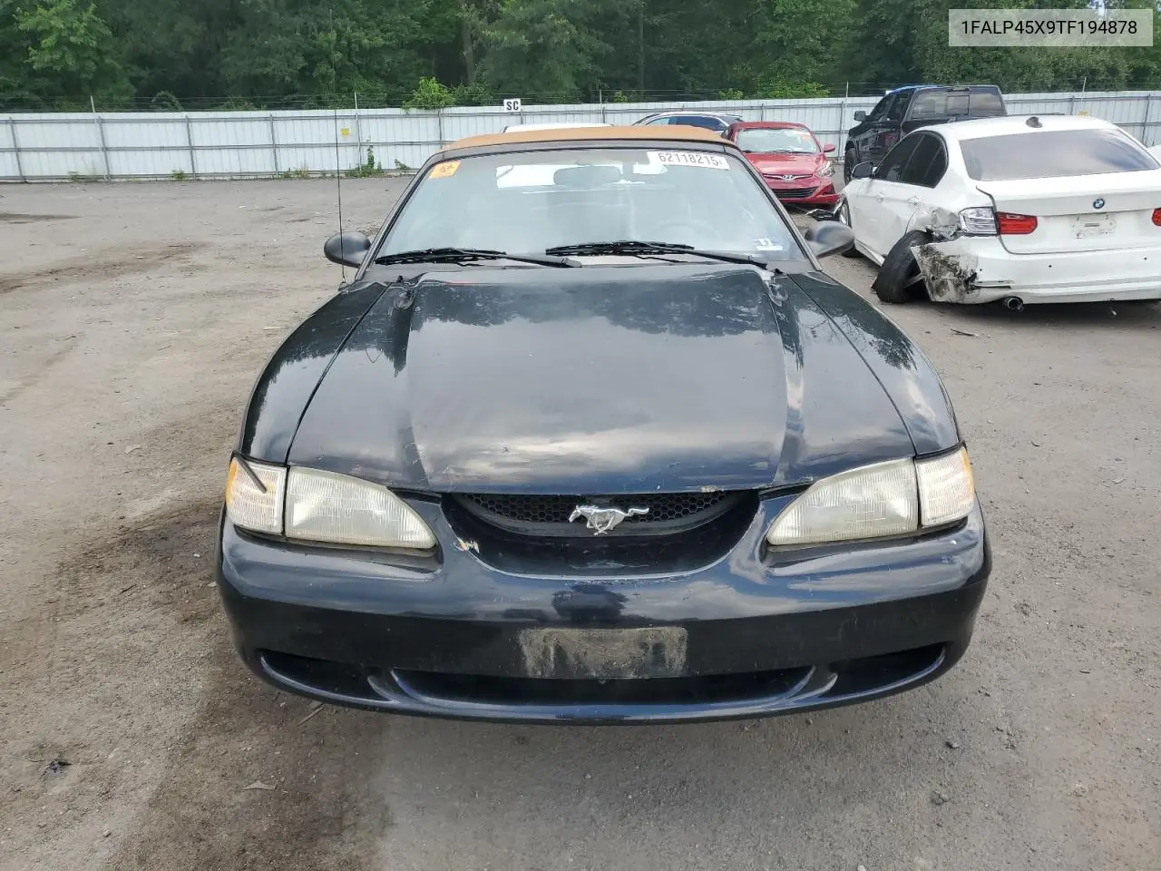 1996 Ford Mustang Gt VIN: 1FALP45X9TF194878 Lot: 62118215