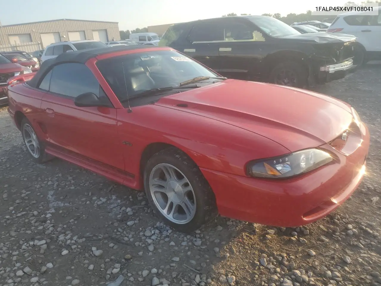 1997 Ford Mustang Gt VIN: 1FALP45X4VF108041 Lot: 62575165