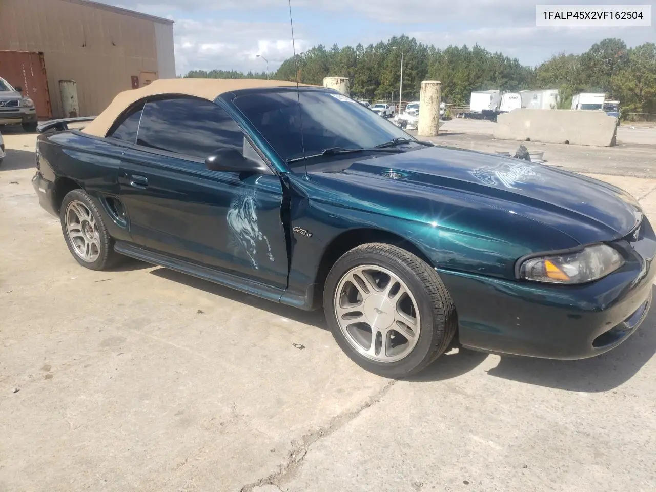 1997 Ford Mustang Gt VIN: 1FALP45X2VF162504 Lot: 74102903