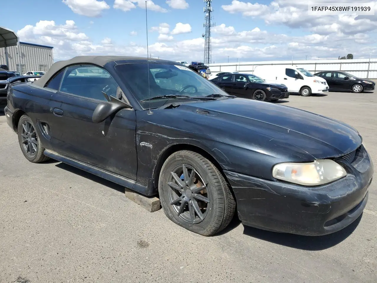 1998 Ford Mustang Gt VIN: 1FAFP45X8WF191939 Lot: 56934605