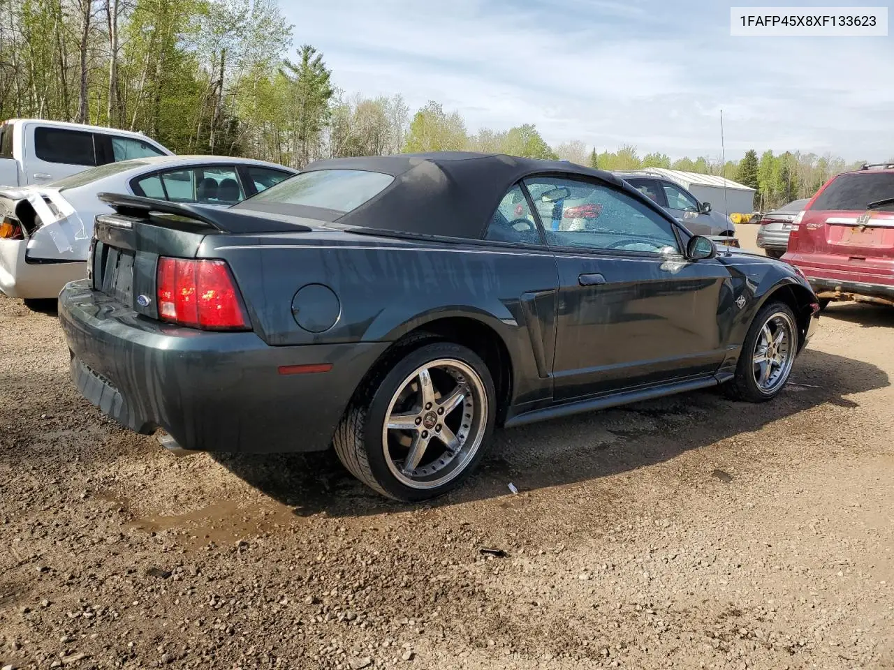 1999 Ford Mustang Gt VIN: 1FAFP45X8XF133623 Lot: 56319745