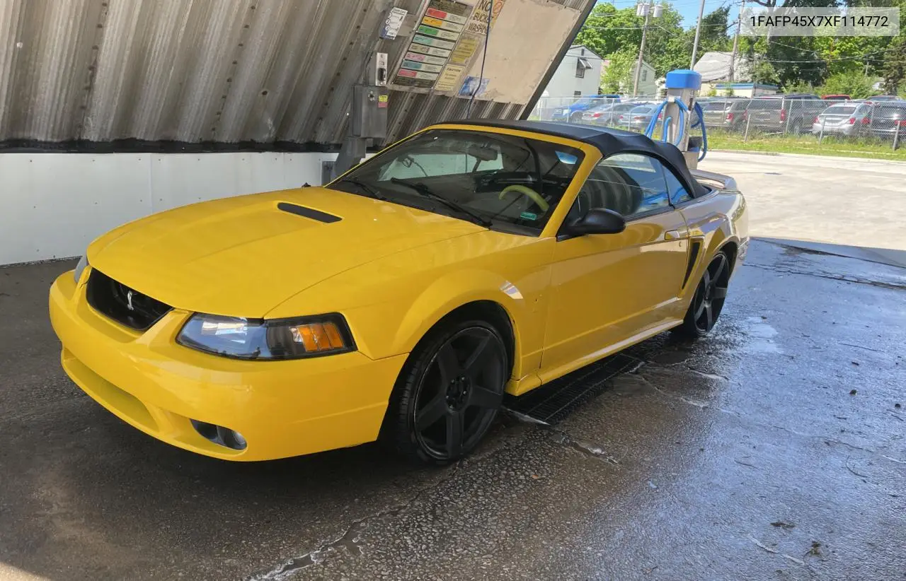 1999 Ford Mustang Gt VIN: 1FAFP45X7XF114772 Lot: 56733905