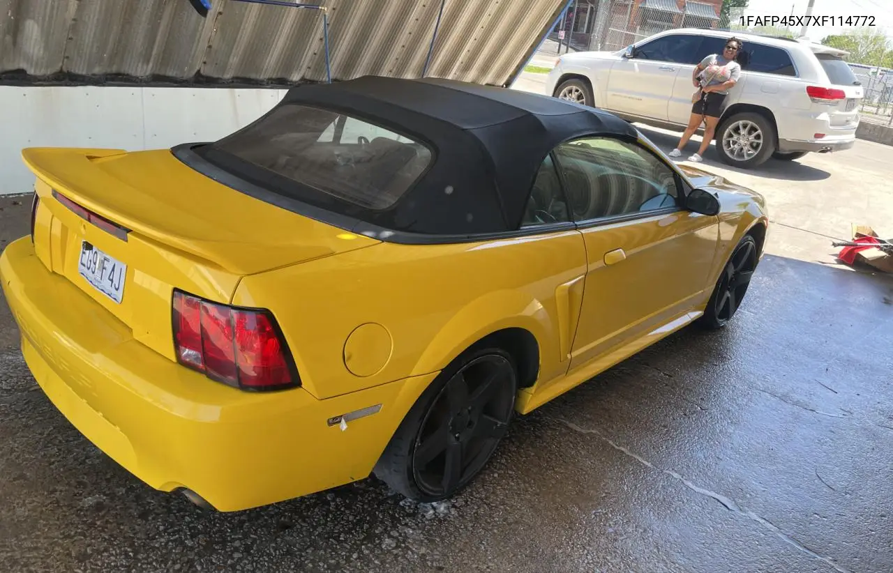1999 Ford Mustang Gt VIN: 1FAFP45X7XF114772 Lot: 56733905