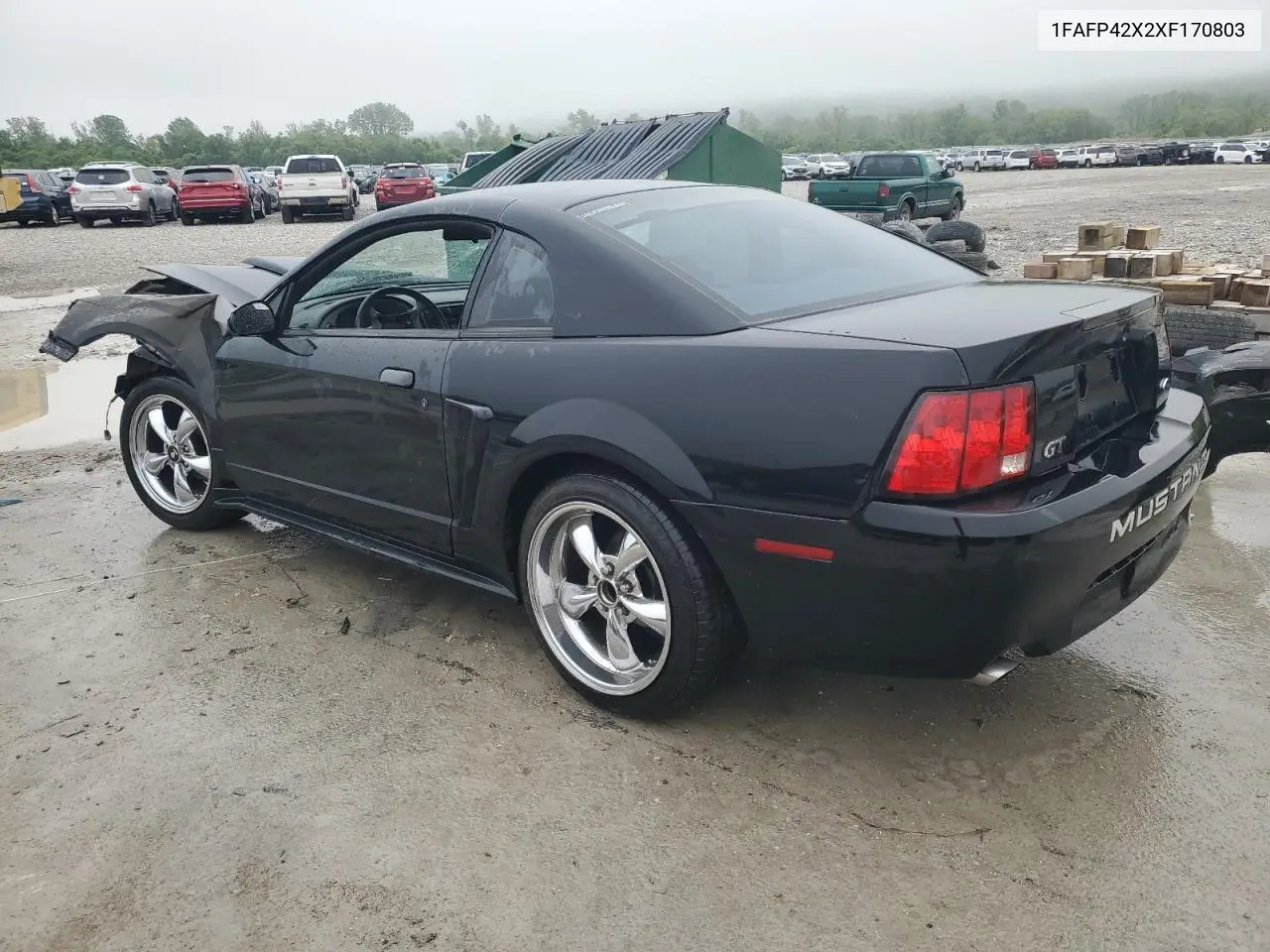 1999 Ford Mustang Gt VIN: 1FAFP42X2XF170803 Lot: 56756075