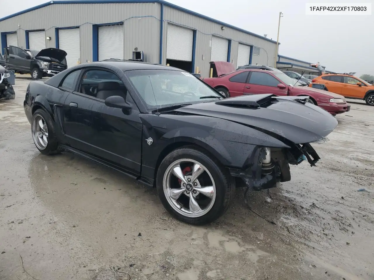 1999 Ford Mustang Gt VIN: 1FAFP42X2XF170803 Lot: 56756075