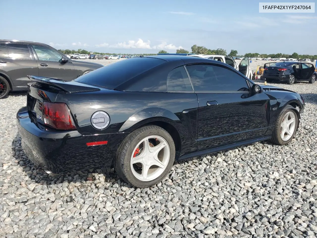2000 Ford Mustang Gt VIN: 1FAFP42X1YF247064 Lot: 56169385
