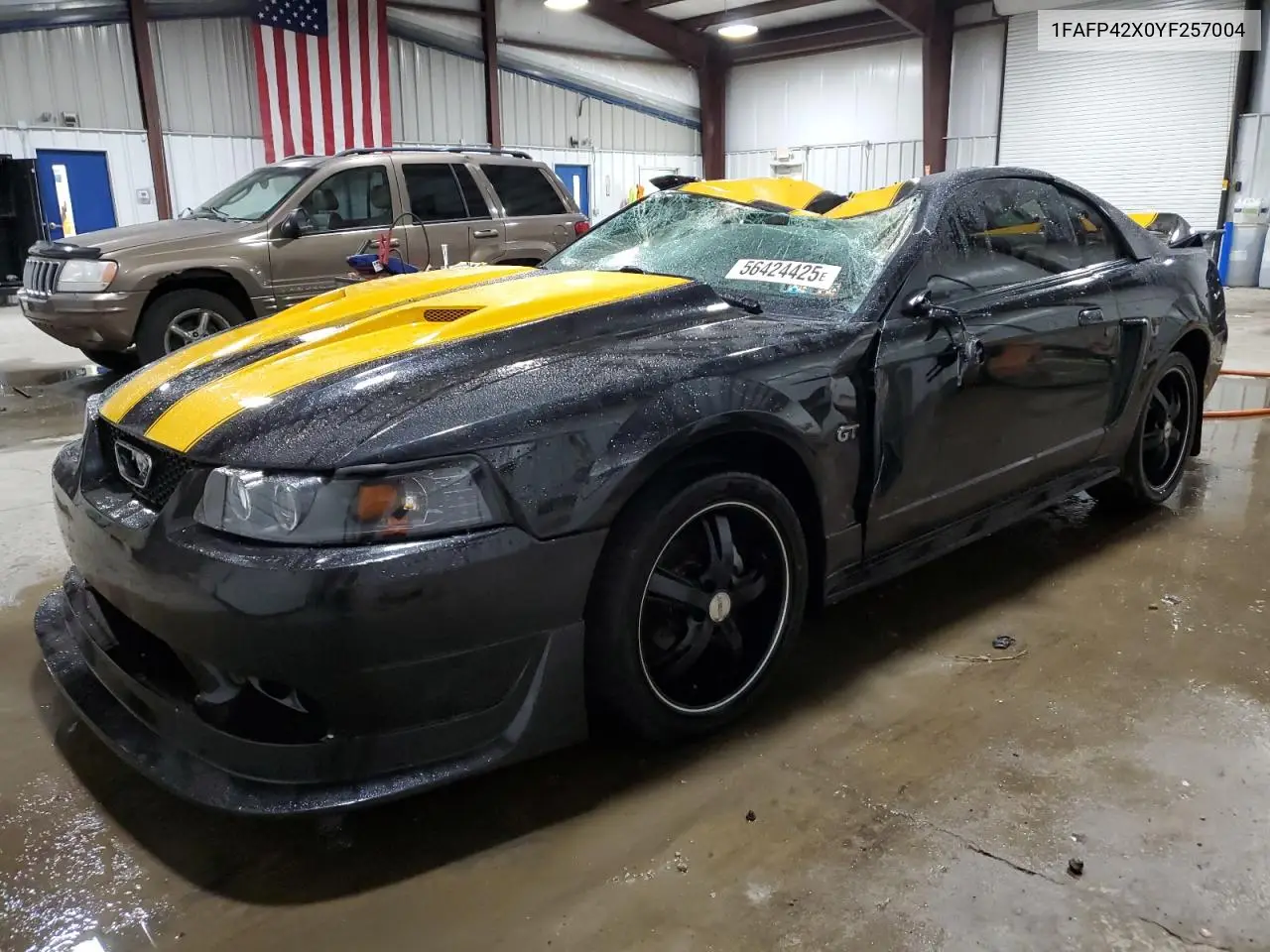 2000 Ford Mustang Gt VIN: 1FAFP42X0YF257004 Lot: 56424425