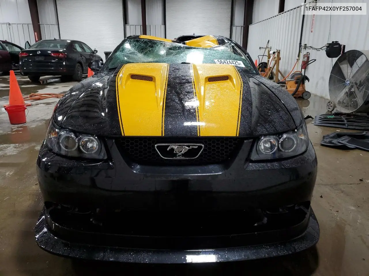 2000 Ford Mustang Gt VIN: 1FAFP42X0YF257004 Lot: 56424425