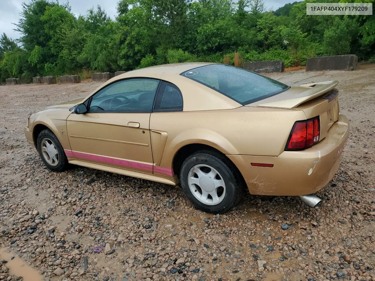 2000 Ford Mustang VIN: 1FAFP404XYF179209 Lot: 56727285