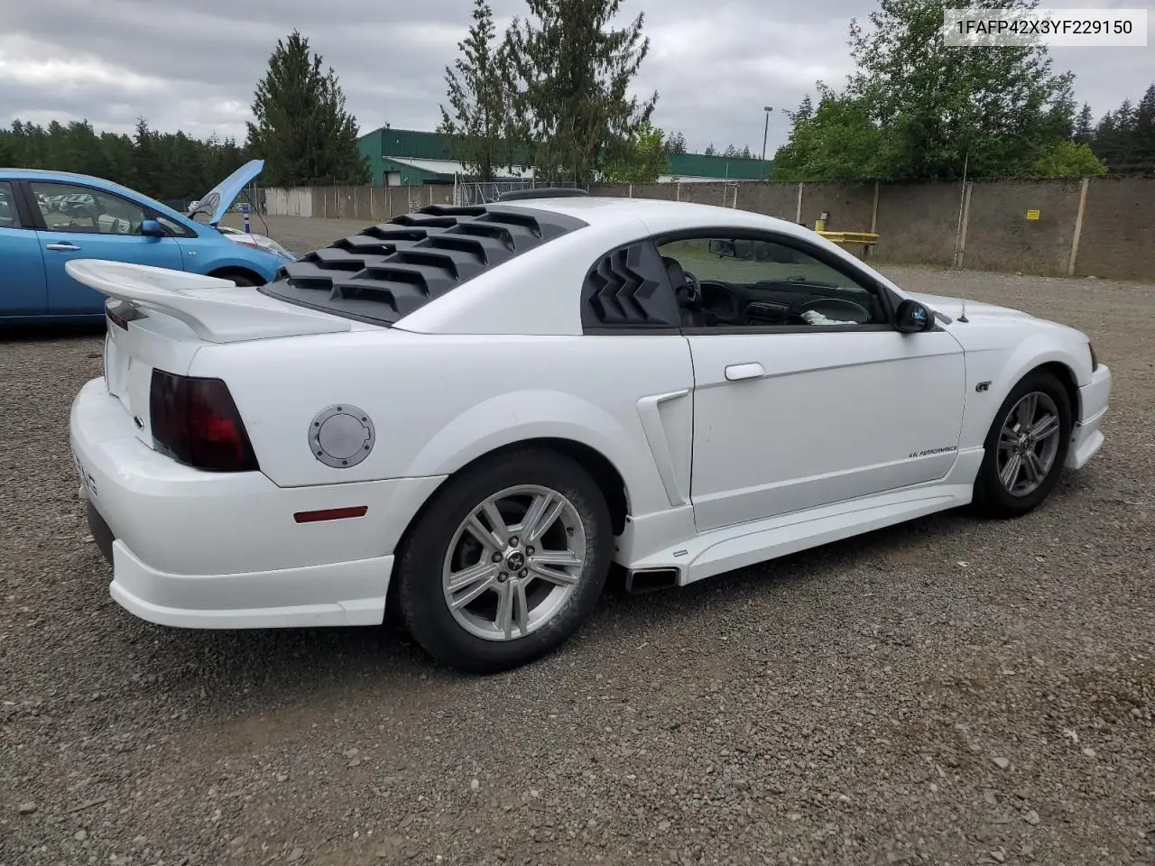 2000 Ford Mustang Gt VIN: 1FAFP42X3YF229150 Lot: 56797855
