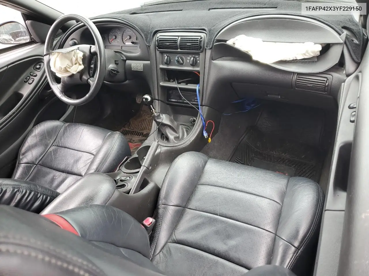 2000 Ford Mustang Gt VIN: 1FAFP42X3YF229150 Lot: 56797855