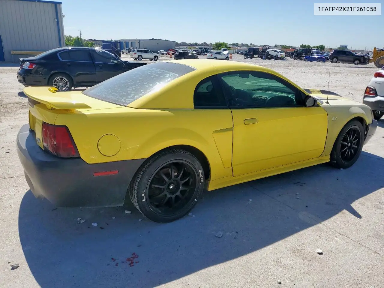 2001 Ford Mustang Gt VIN: 1FAFP42X21F261058 Lot: 56401025