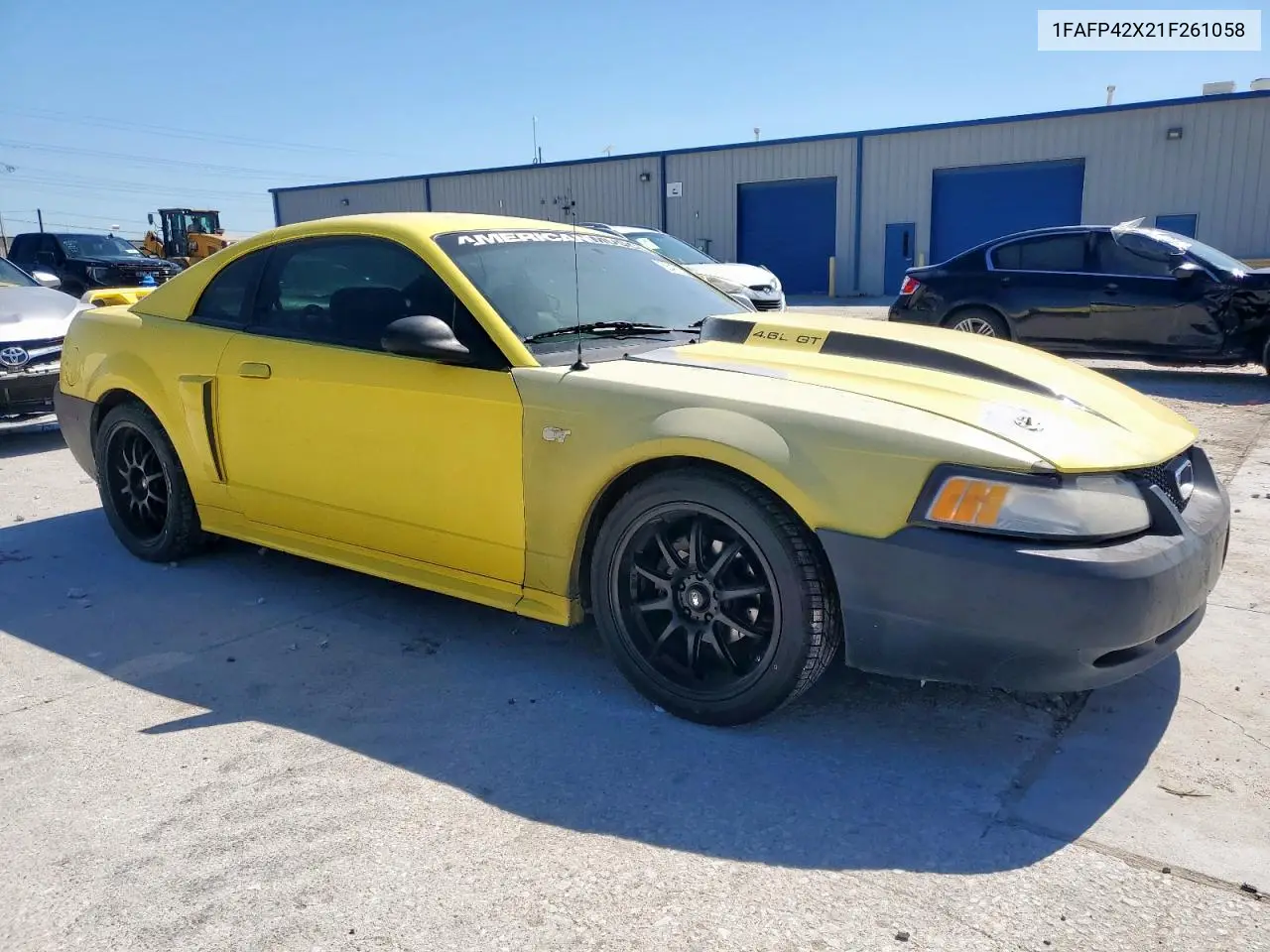 2001 Ford Mustang Gt VIN: 1FAFP42X21F261058 Lot: 56401025