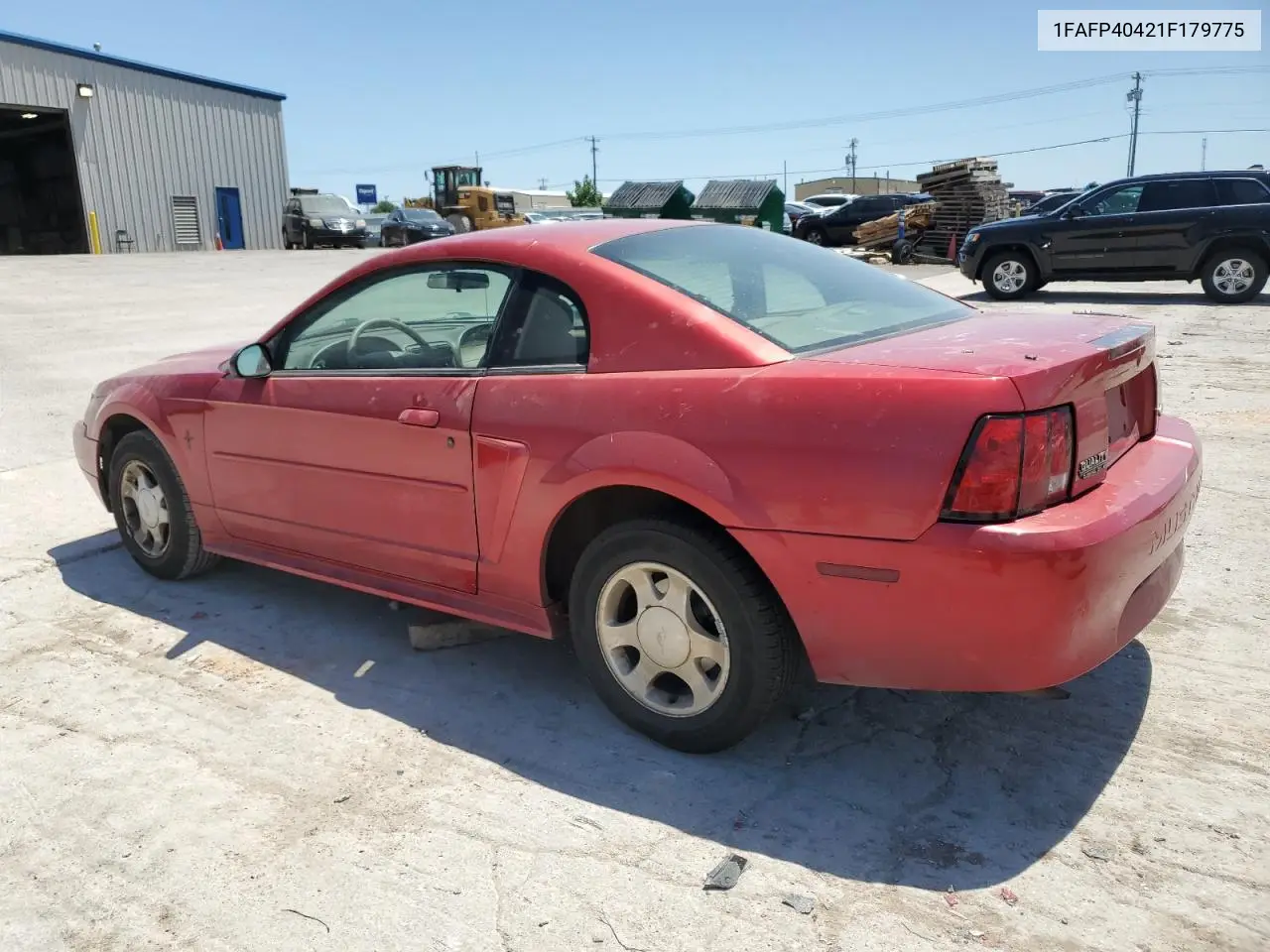 2001 Ford Mustang VIN: 1FAFP40421F179775 Lot: 56705195