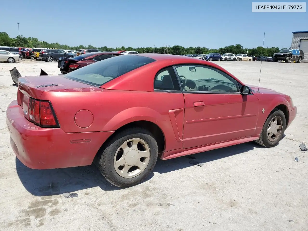 2001 Ford Mustang VIN: 1FAFP40421F179775 Lot: 56705195