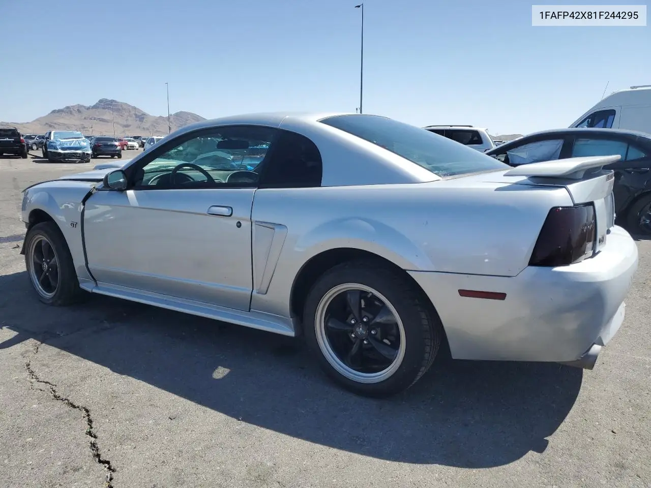 2001 Ford Mustang Gt VIN: 1FAFP42X81F244295 Lot: 60635175