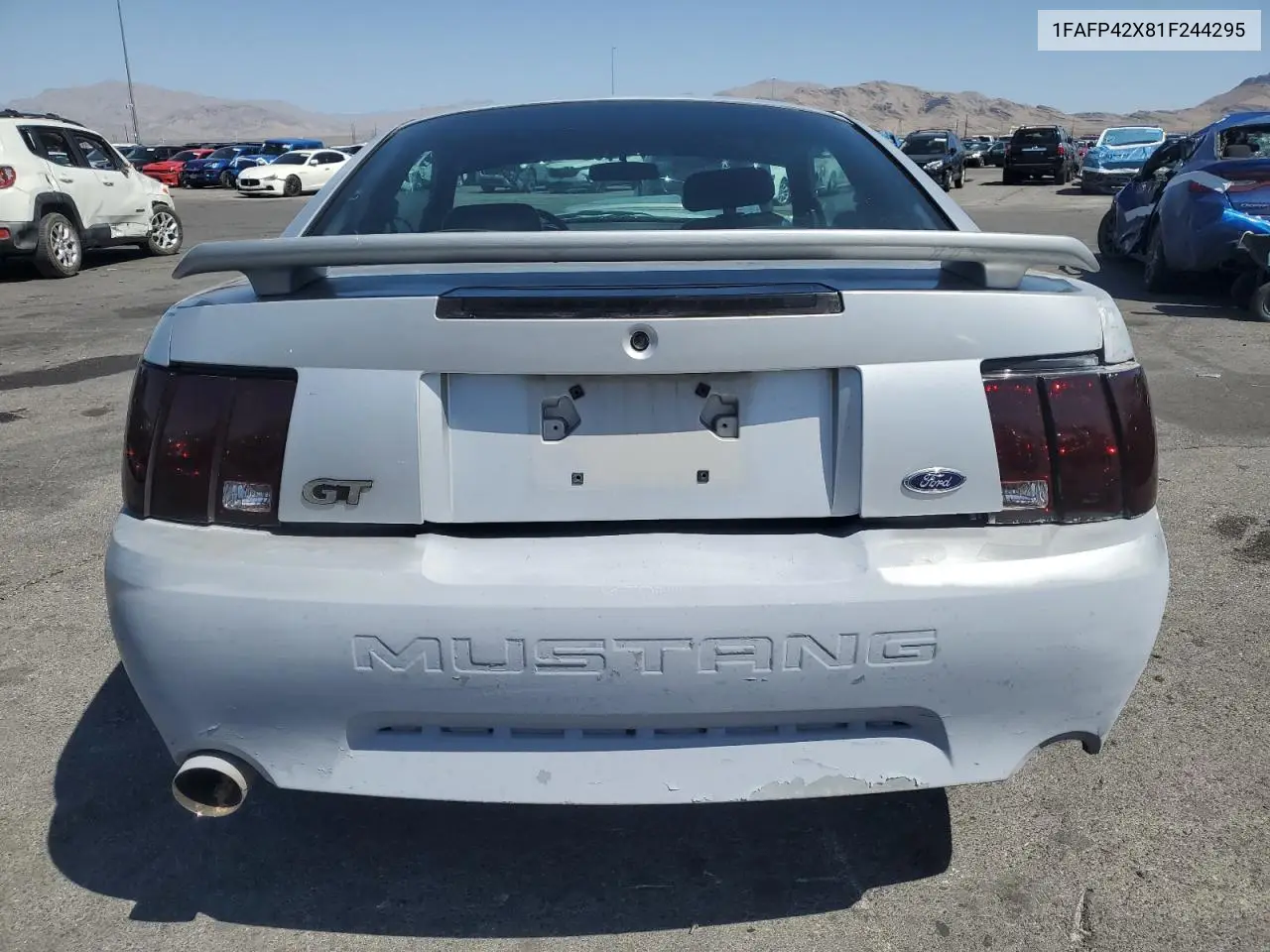 2001 Ford Mustang Gt VIN: 1FAFP42X81F244295 Lot: 60635175