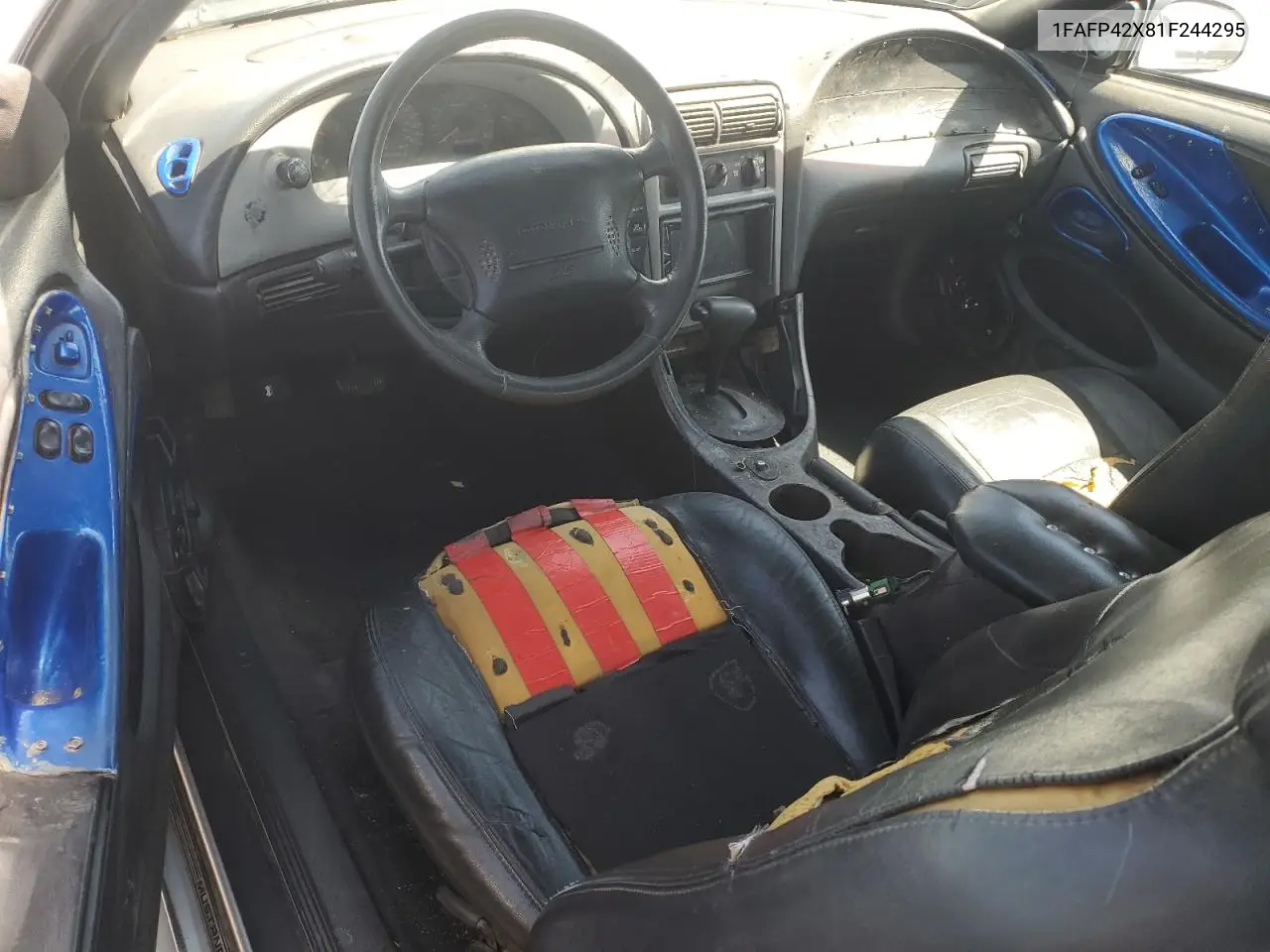 2001 Ford Mustang Gt VIN: 1FAFP42X81F244295 Lot: 60635175
