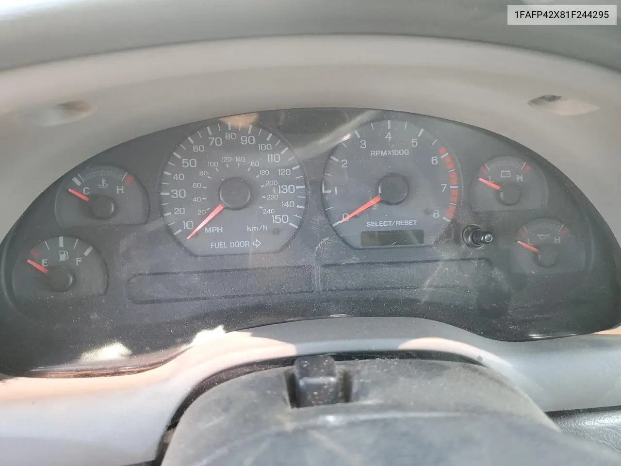 2001 Ford Mustang Gt VIN: 1FAFP42X81F244295 Lot: 60635175