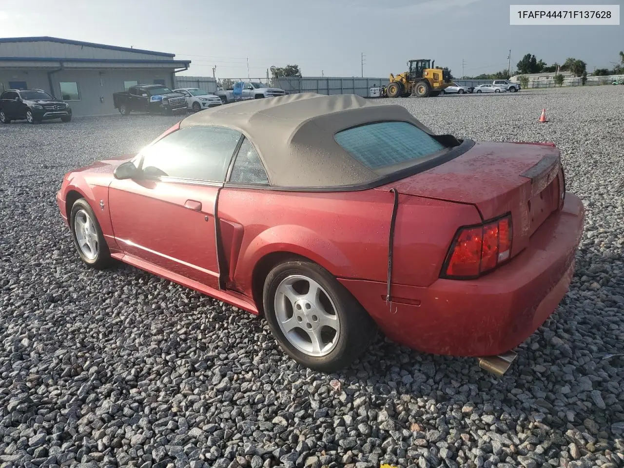 2001 Ford Mustang VIN: 1FAFP44471F137628 Lot: 62636245