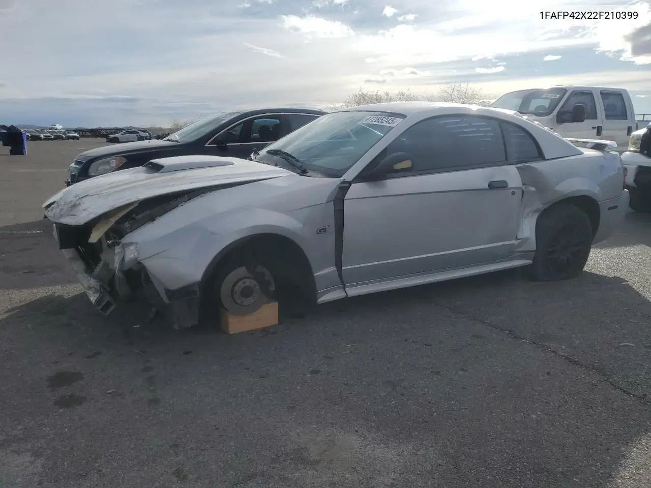 2002 Ford Mustang Gt VIN: 1FAFP42X22F210399 Lot: 47285245