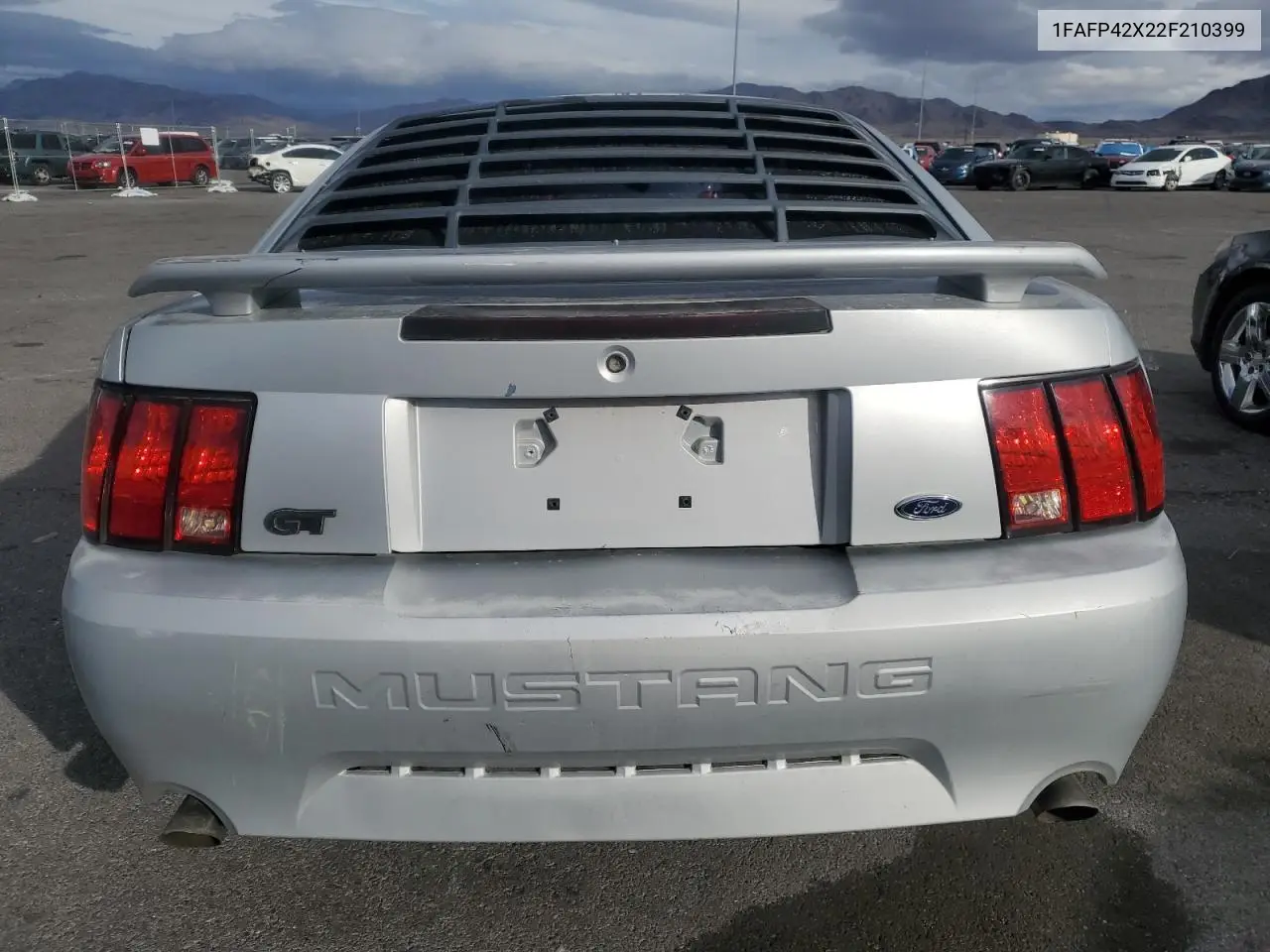 2002 Ford Mustang Gt VIN: 1FAFP42X22F210399 Lot: 47285245