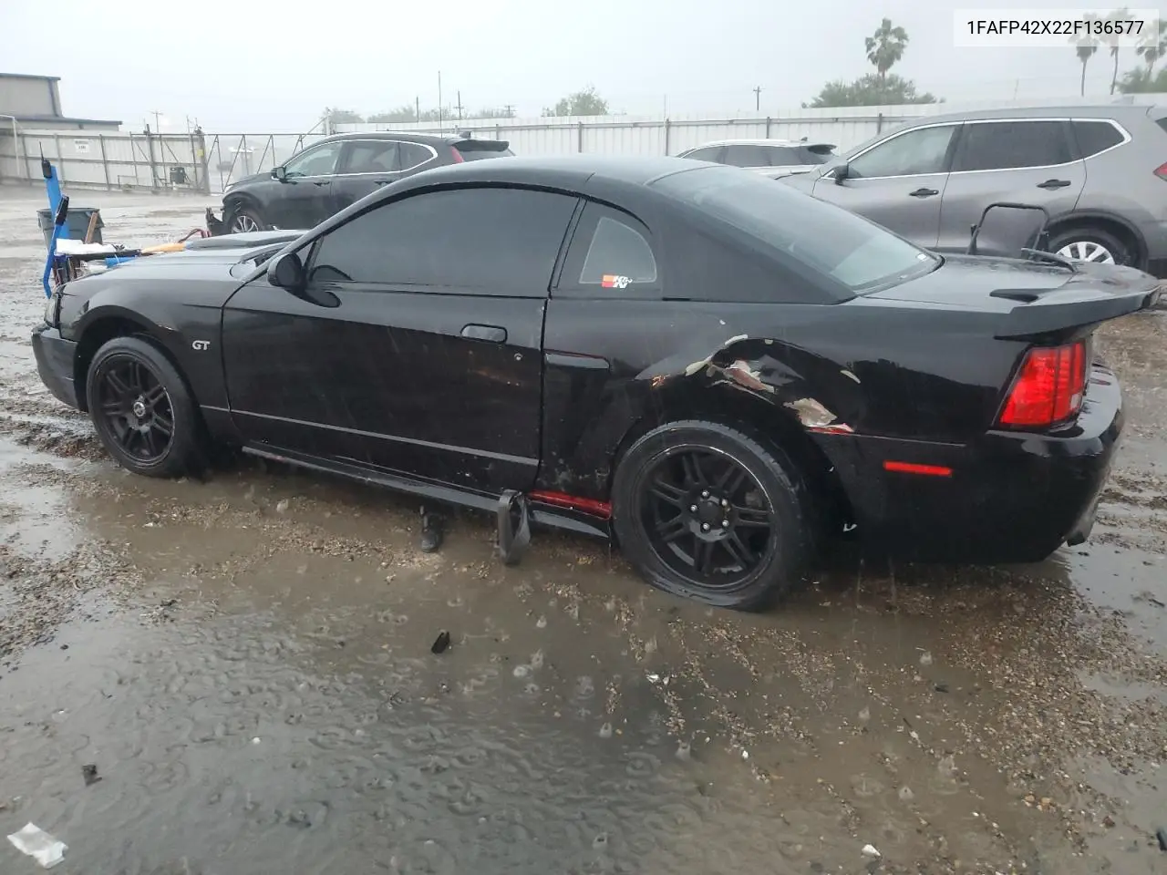 2002 Ford Mustang Gt VIN: 1FAFP42X22F136577 Lot: 50623865