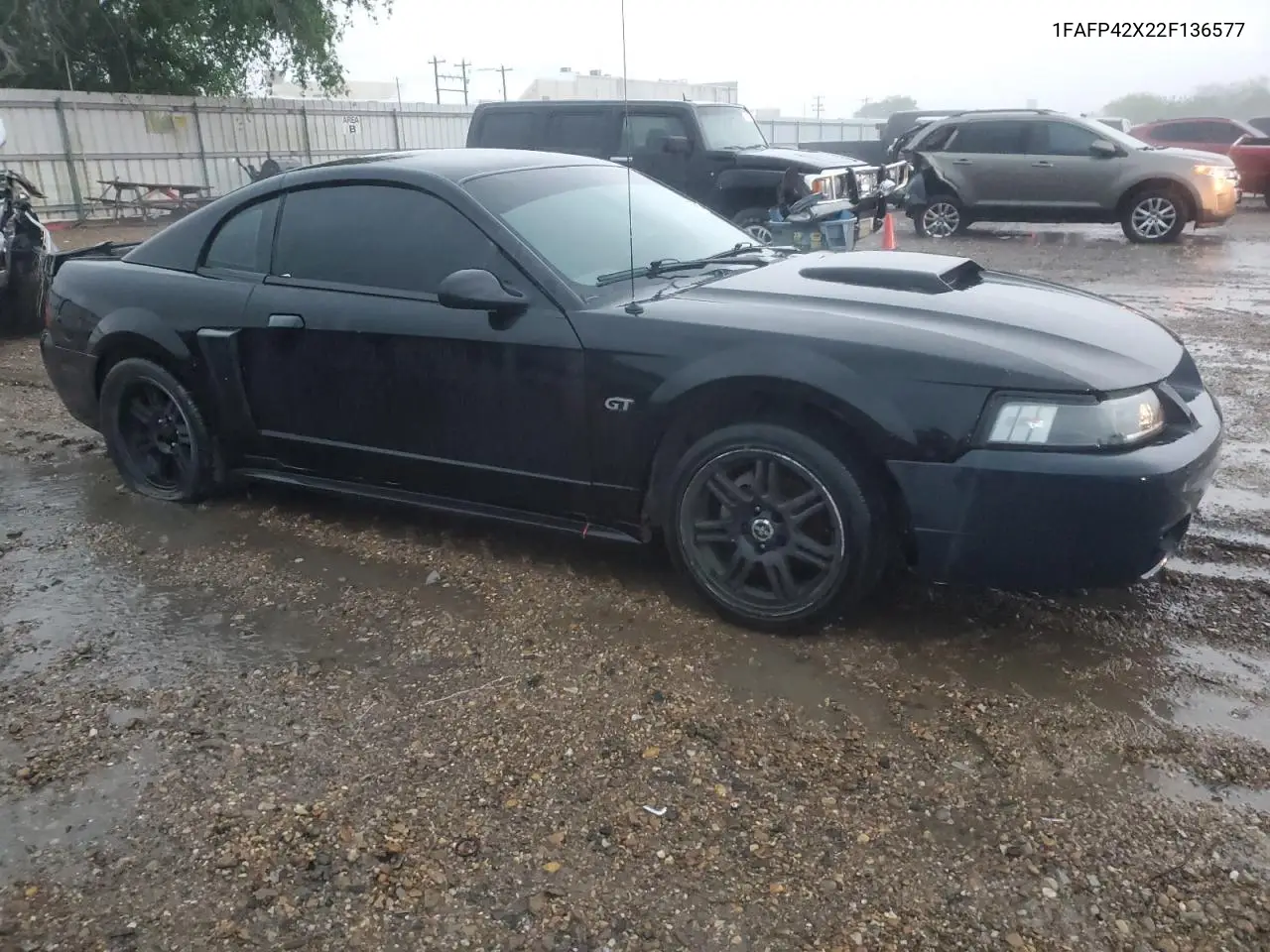 2002 Ford Mustang Gt VIN: 1FAFP42X22F136577 Lot: 50623865
