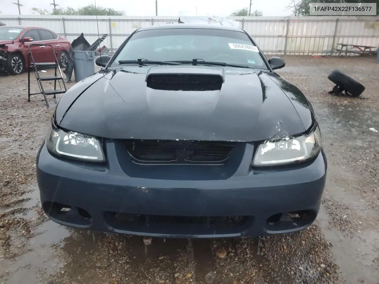 2002 Ford Mustang Gt VIN: 1FAFP42X22F136577 Lot: 50623865