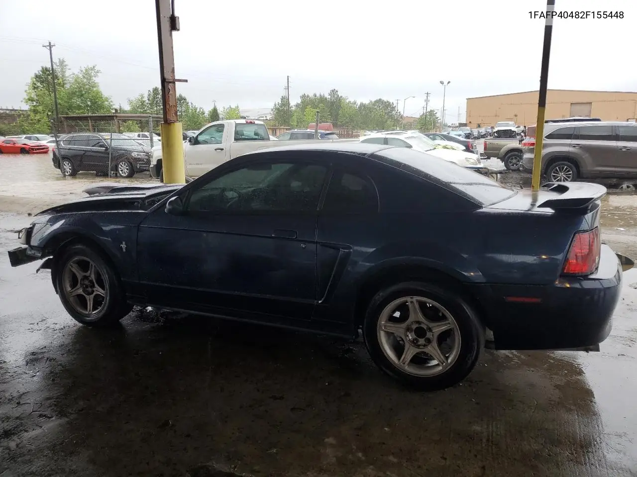 2002 Ford Mustang VIN: 1FAFP40482F155448 Lot: 56384085