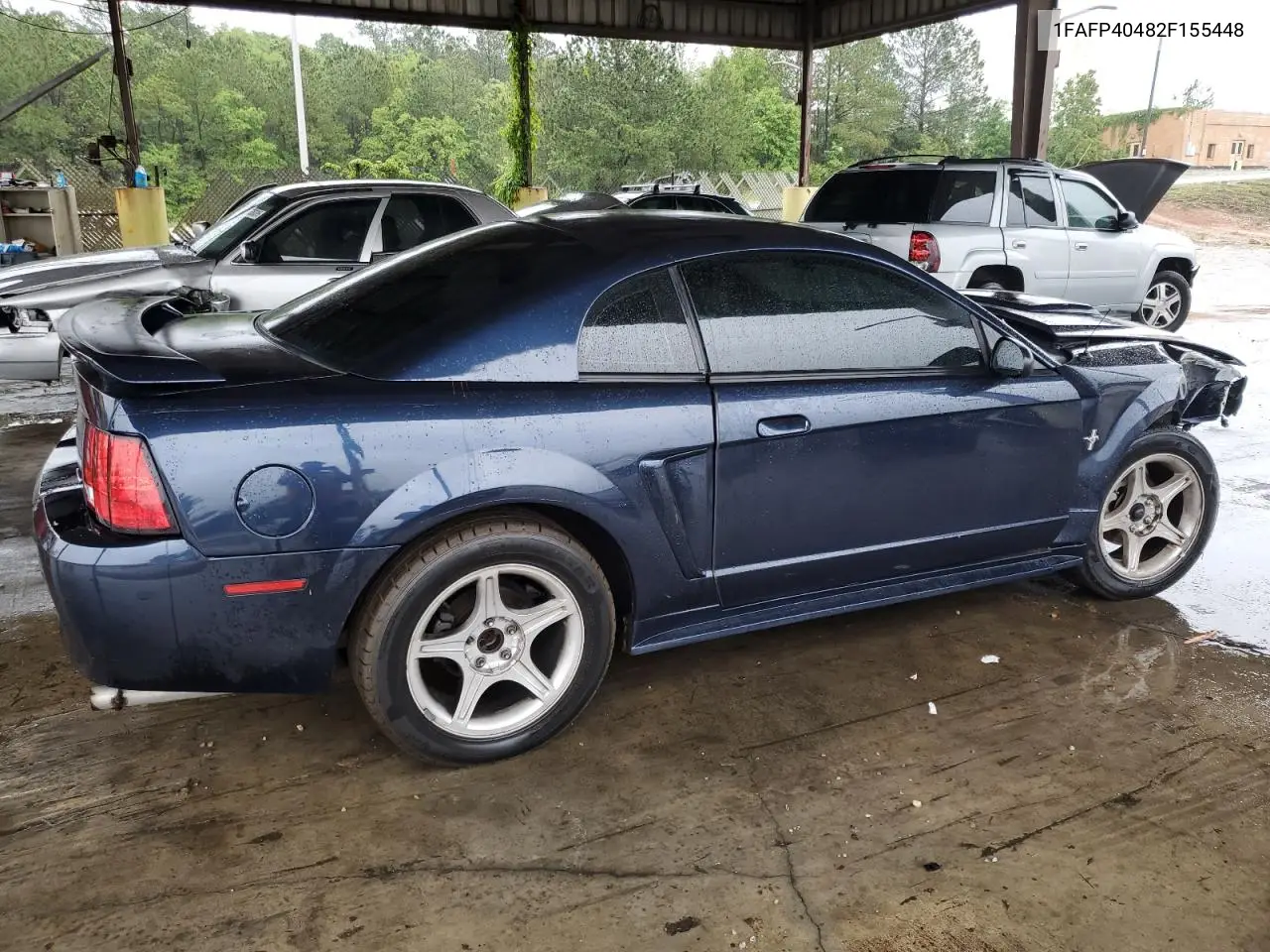 2002 Ford Mustang VIN: 1FAFP40482F155448 Lot: 56384085