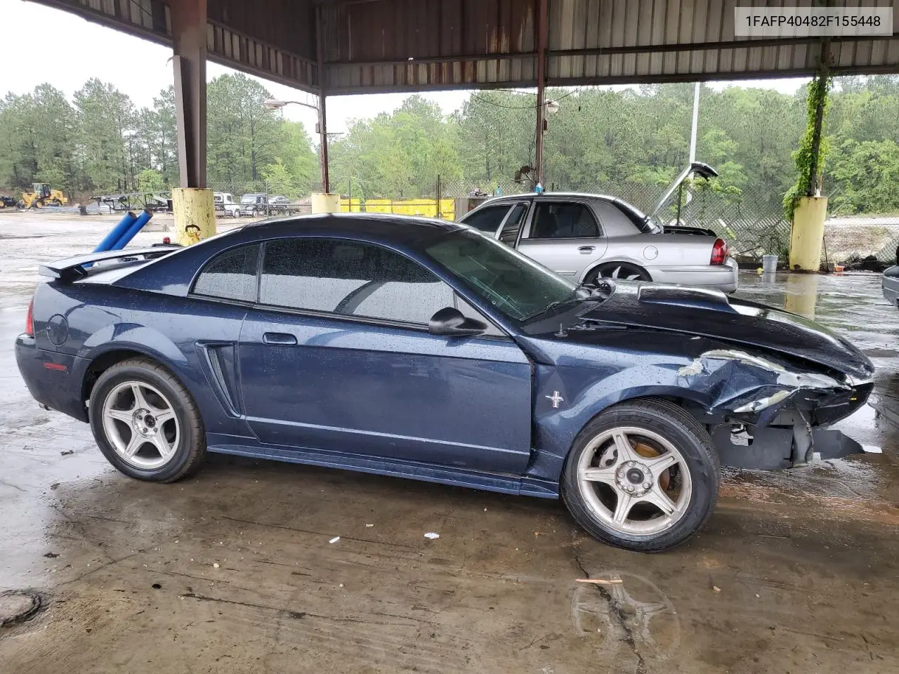 2002 Ford Mustang VIN: 1FAFP40482F155448 Lot: 56384085