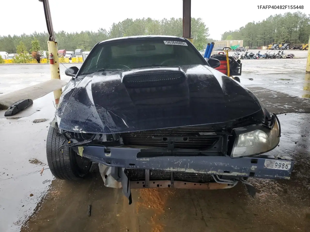 2002 Ford Mustang VIN: 1FAFP40482F155448 Lot: 56384085