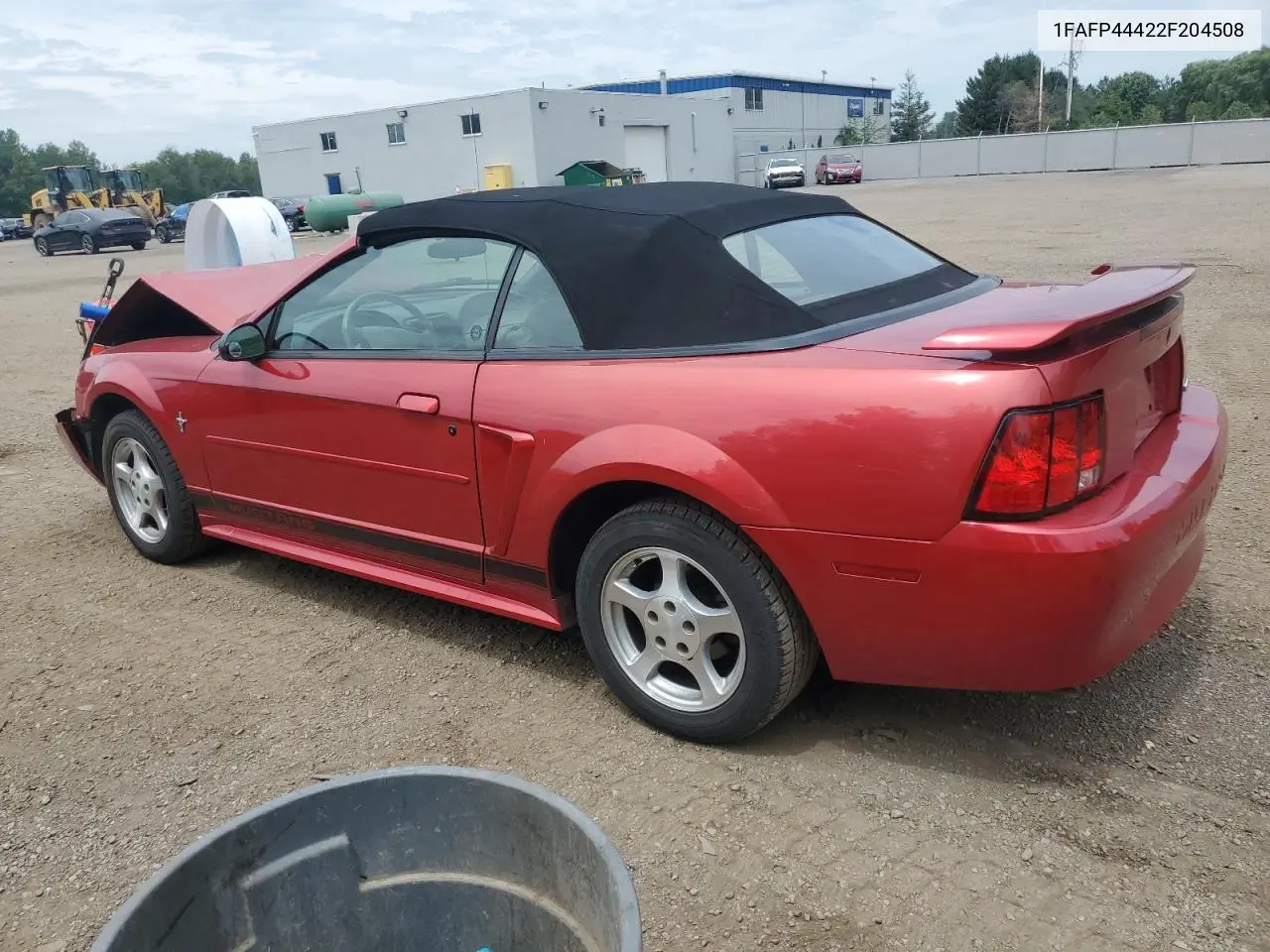 2002 Ford Mustang VIN: 1FAFP44422F204508 Lot: 61909545