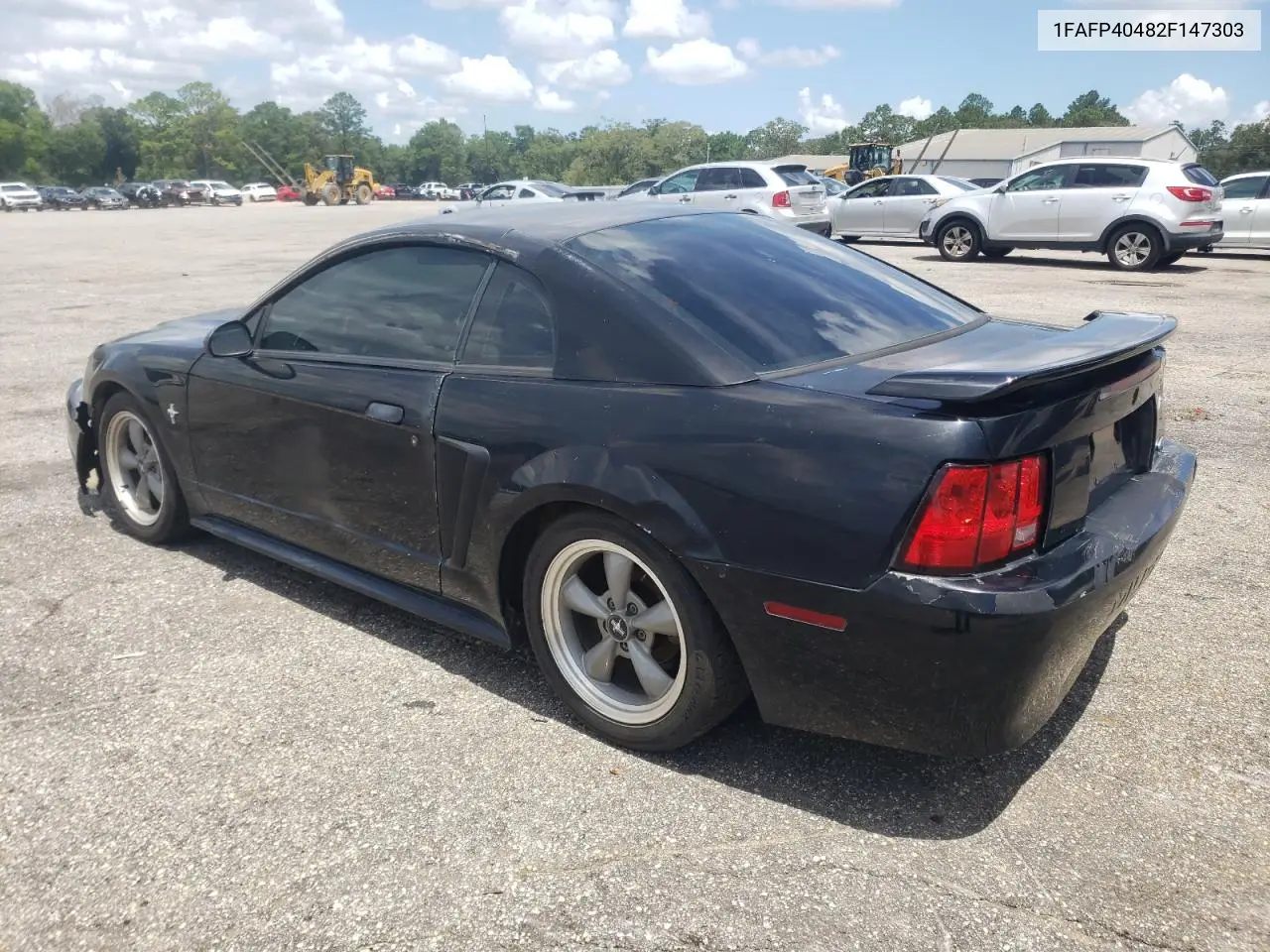 2002 Ford Mustang VIN: 1FAFP40482F147303 Lot: 62121515