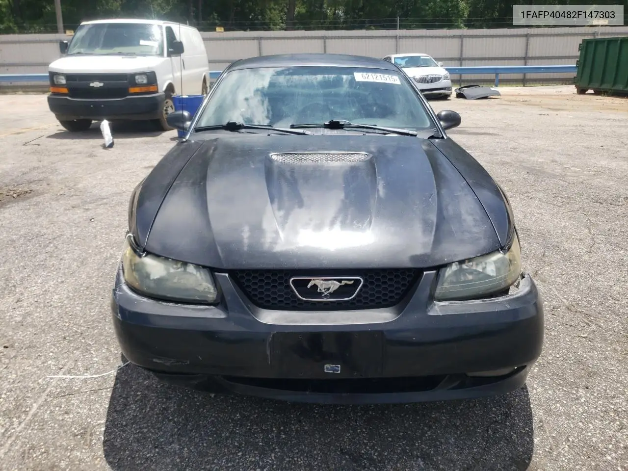 2002 Ford Mustang VIN: 1FAFP40482F147303 Lot: 62121515