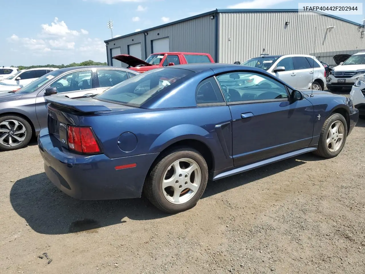 2002 Ford Mustang VIN: 1FAFP40442F202944 Lot: 62178415