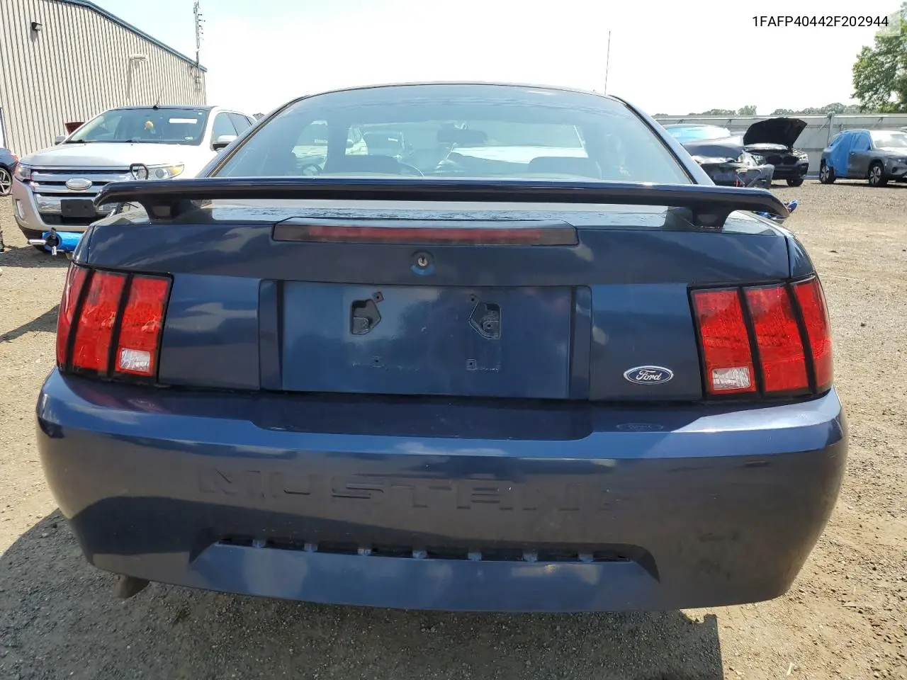 2002 Ford Mustang VIN: 1FAFP40442F202944 Lot: 62178415