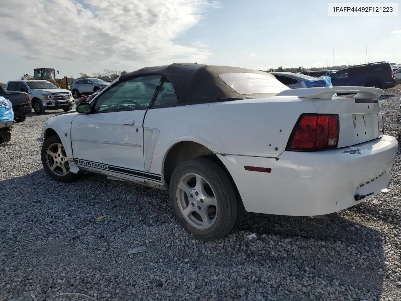 2002 Ford Mustang VIN: 1FAFP44492F121223 Lot: 62474065