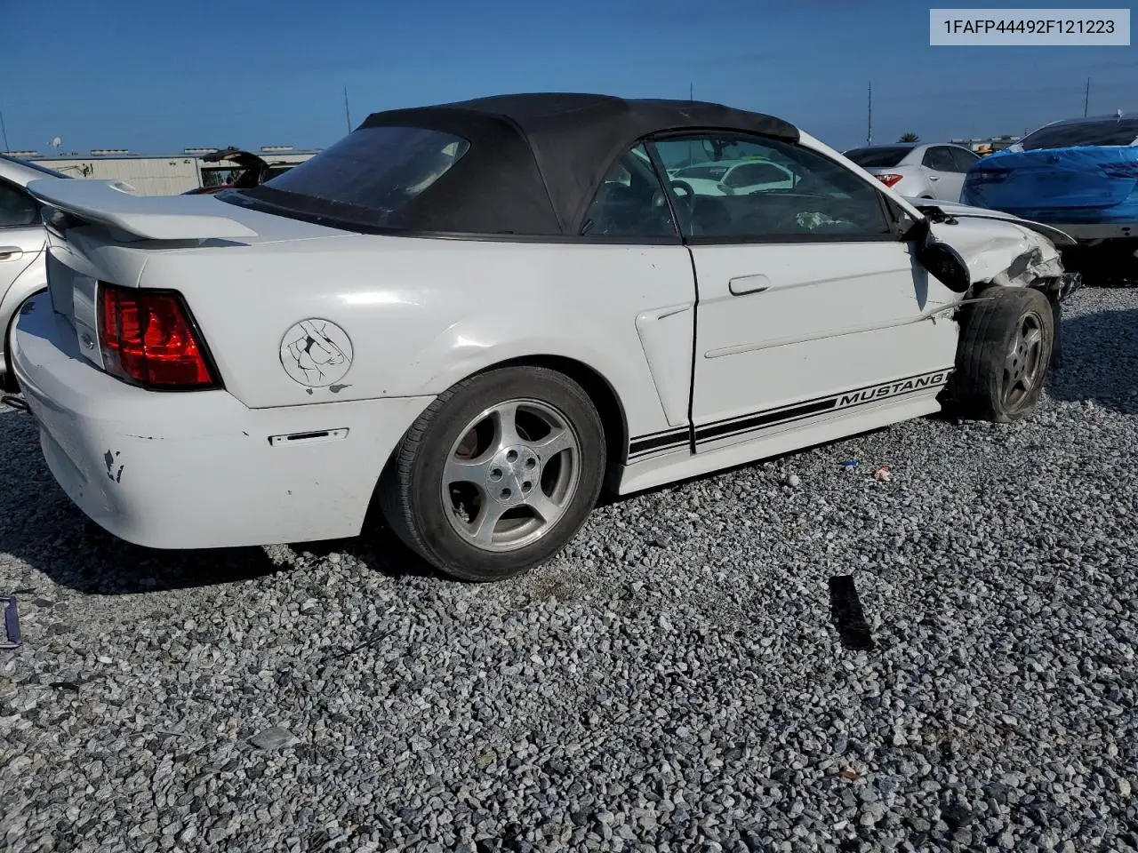 2002 Ford Mustang VIN: 1FAFP44492F121223 Lot: 62474065