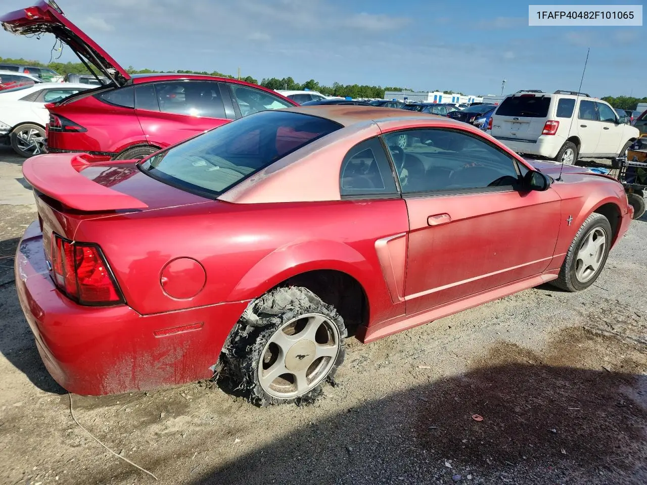 2002 Ford Mustang VIN: 1FAFP40482F101065 Lot: 62633895