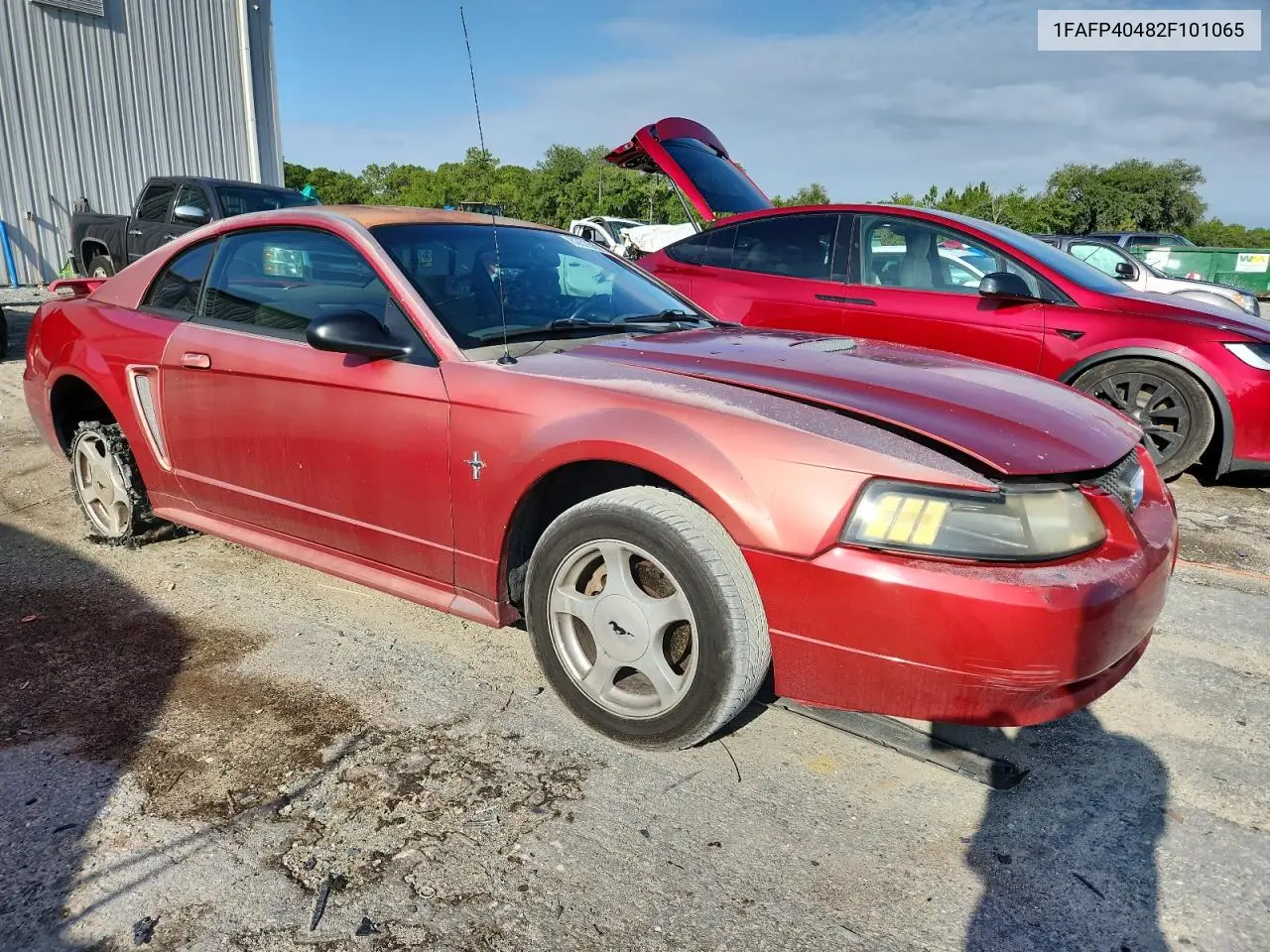2002 Ford Mustang VIN: 1FAFP40482F101065 Lot: 62633895