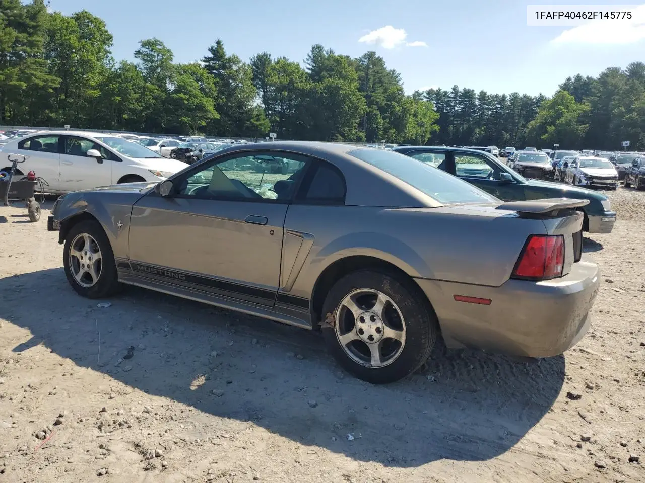 2002 Ford Mustang VIN: 1FAFP40462F145775 Lot: 62979925