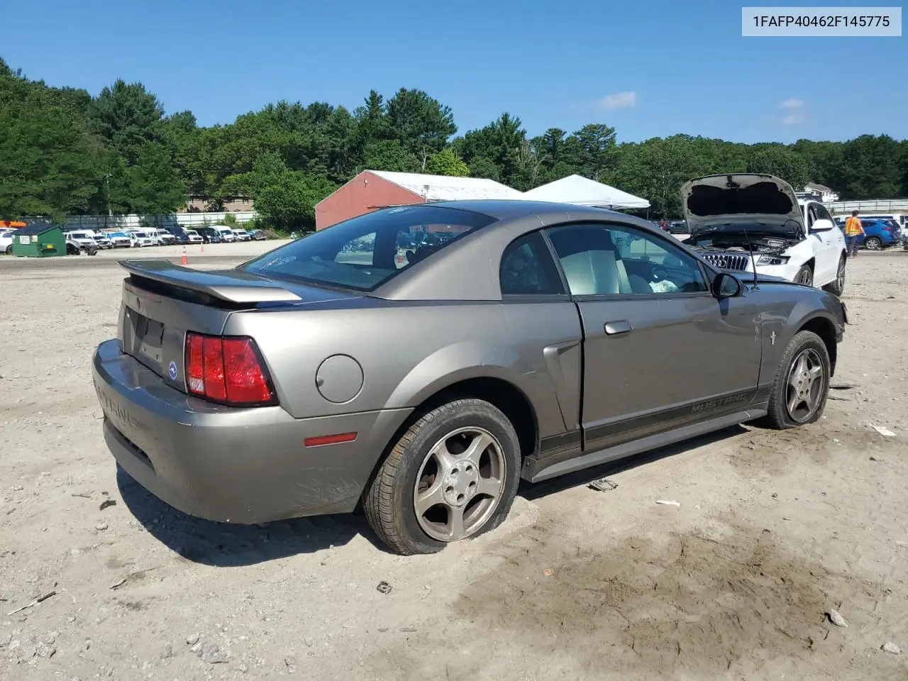 2002 Ford Mustang VIN: 1FAFP40462F145775 Lot: 62979925