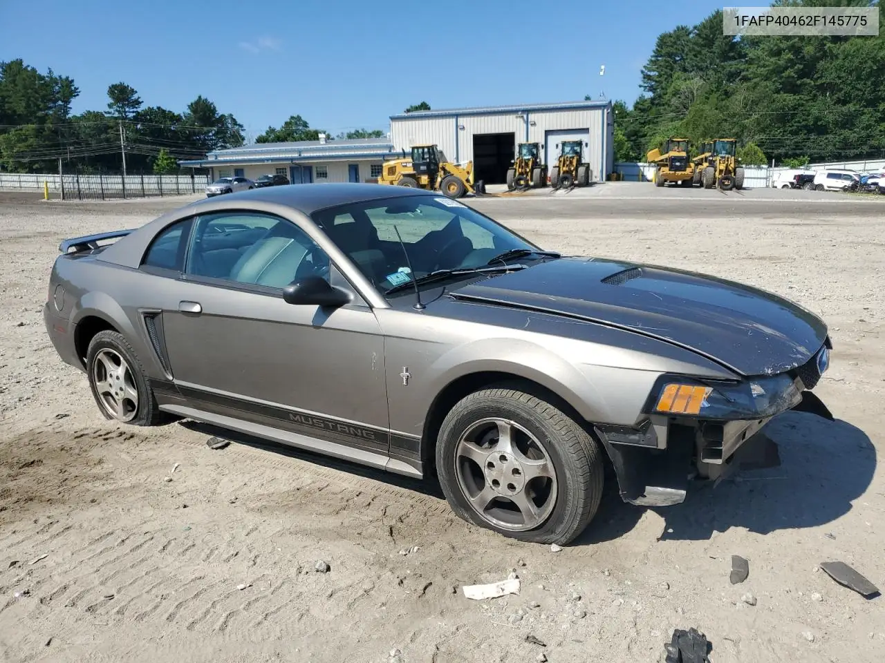 2002 Ford Mustang VIN: 1FAFP40462F145775 Lot: 62979925