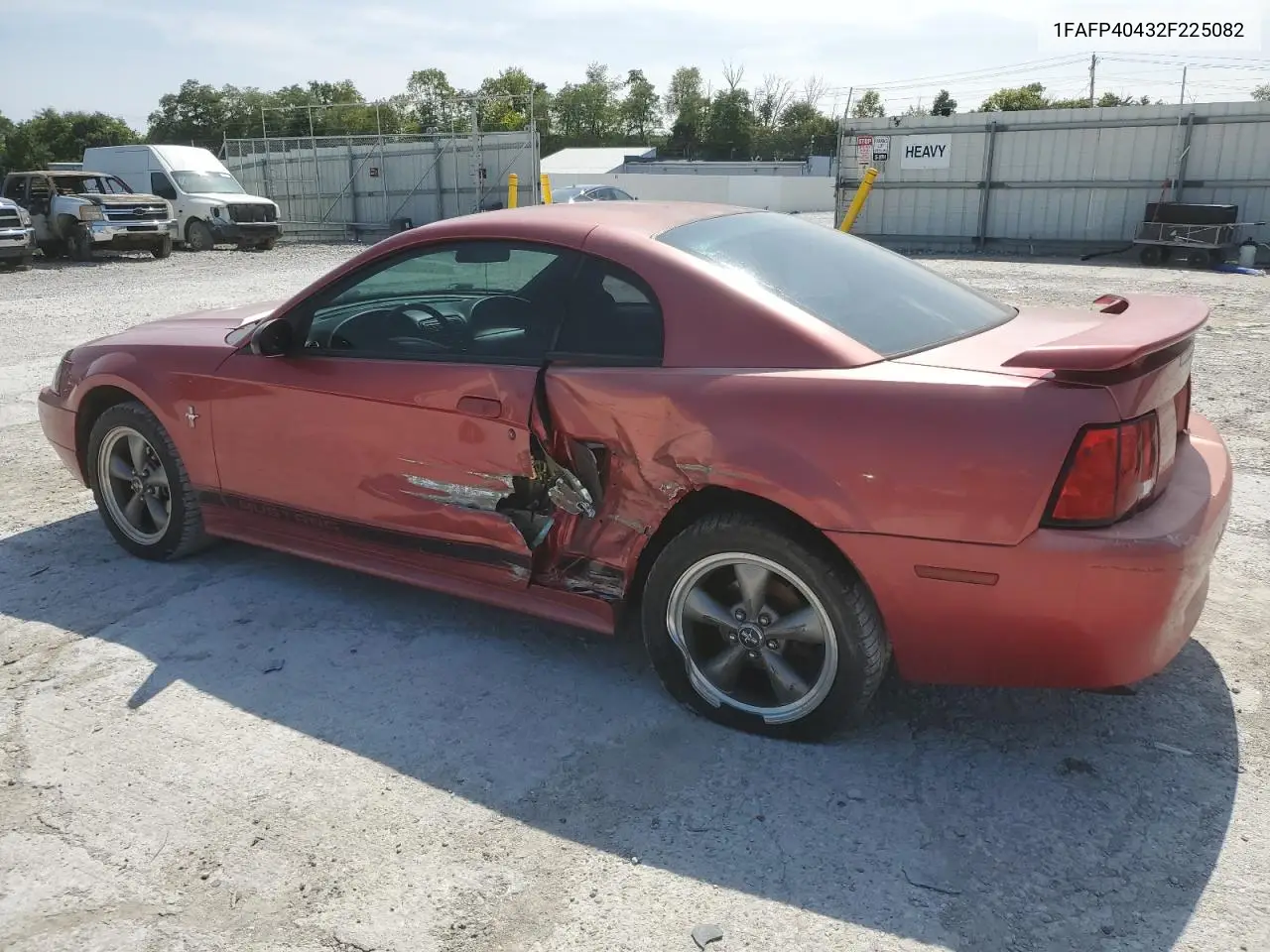 2002 Ford Mustang VIN: 1FAFP40432F225082 Lot: 68489784