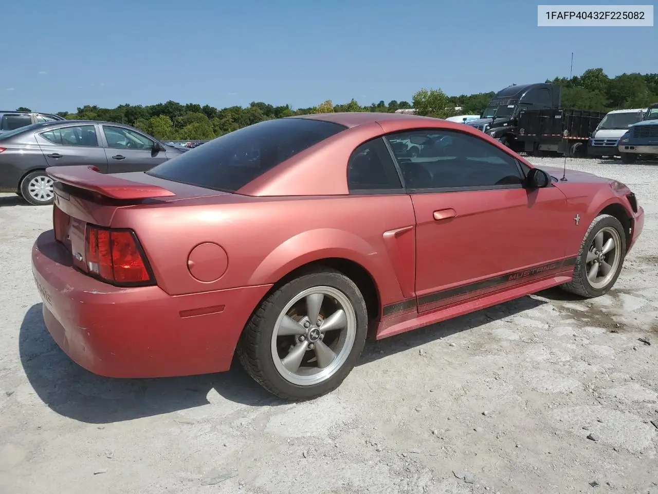 2002 Ford Mustang VIN: 1FAFP40432F225082 Lot: 68489784
