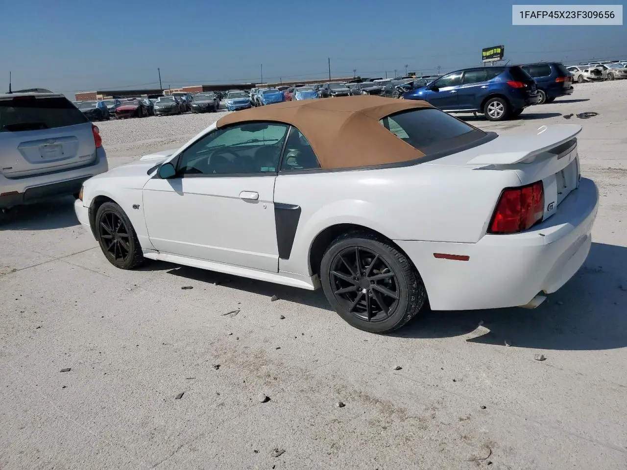 2003 Ford Mustang Gt VIN: 1FAFP45X23F309656 Lot: 50445475